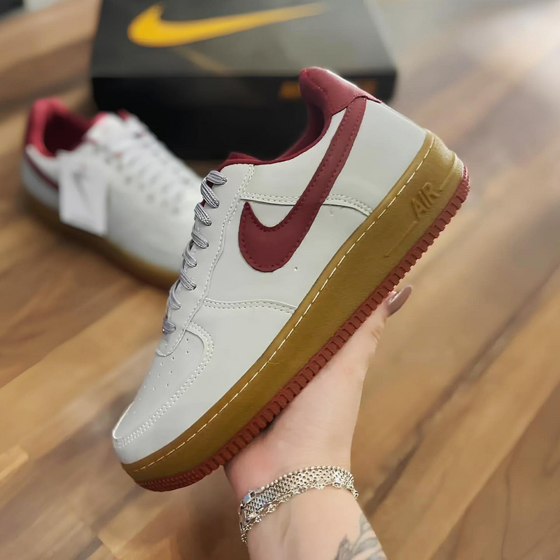 Nike Air Force Bordo